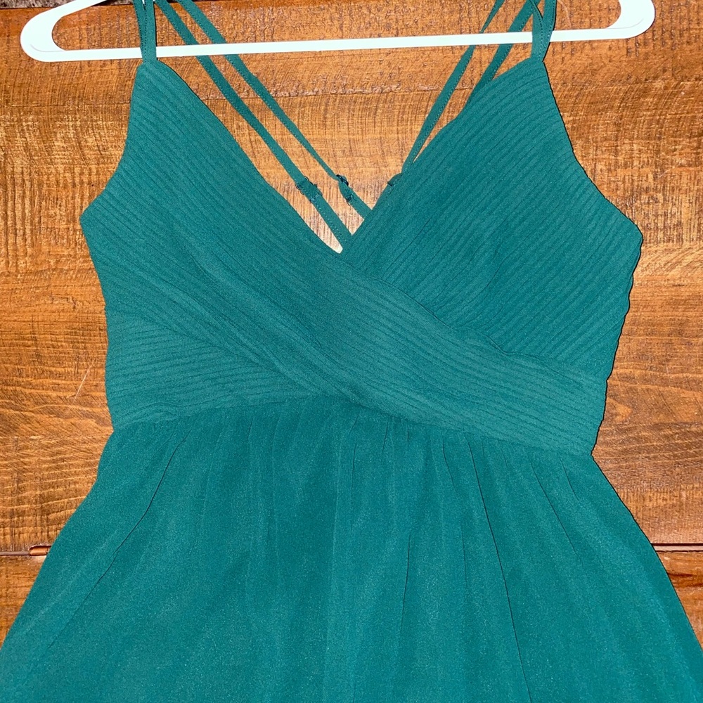 Shein Emerald Green Bridesmaid Dress Size Medium